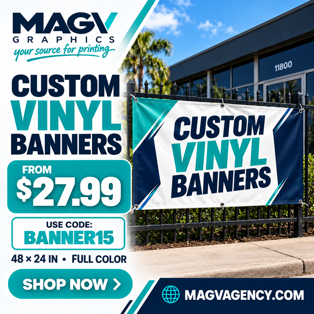 15% off Vinyl Banners — BANNER15