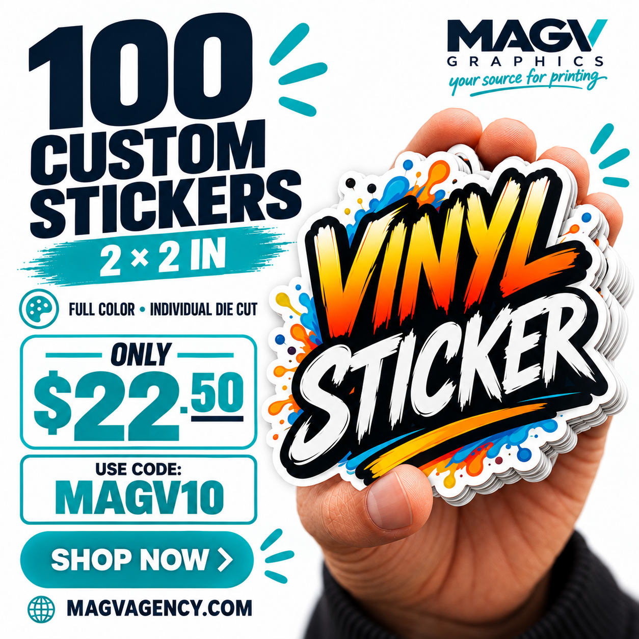 10% off Stickers & Window Graphics — MAGV10